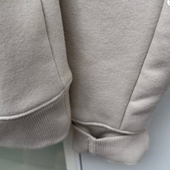 NWT LOLE size medium half zip hoodie with kangaroo pocket FENNEL neck with hood - Picture 5 of 8